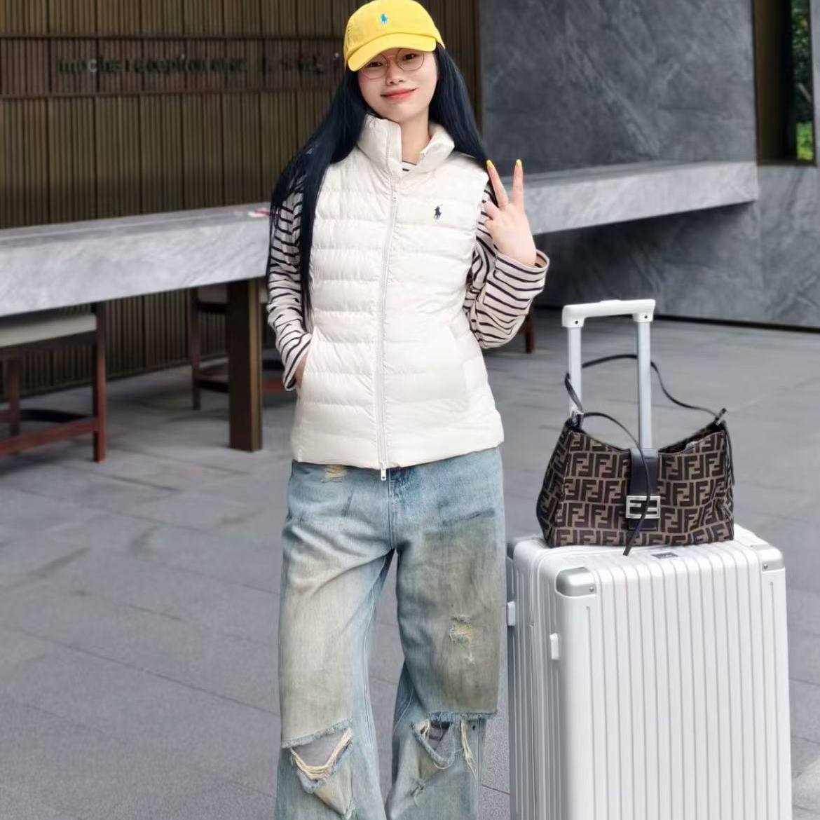 【W125】 小马修身立领保暖羽绒马甲