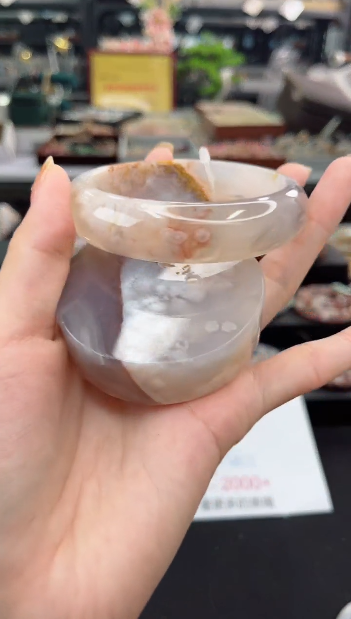 【闪购商品】石英质玉手镯未镶嵌60圈口（赠品镯心）3682292