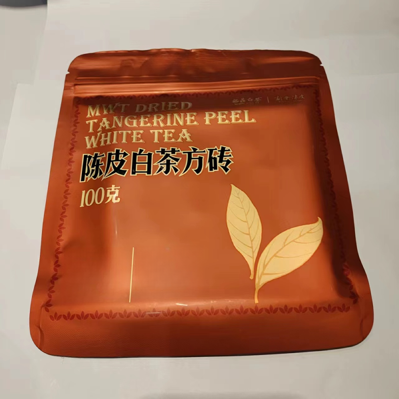 六牌陈皮白茶方砖100g*1 Z-LM