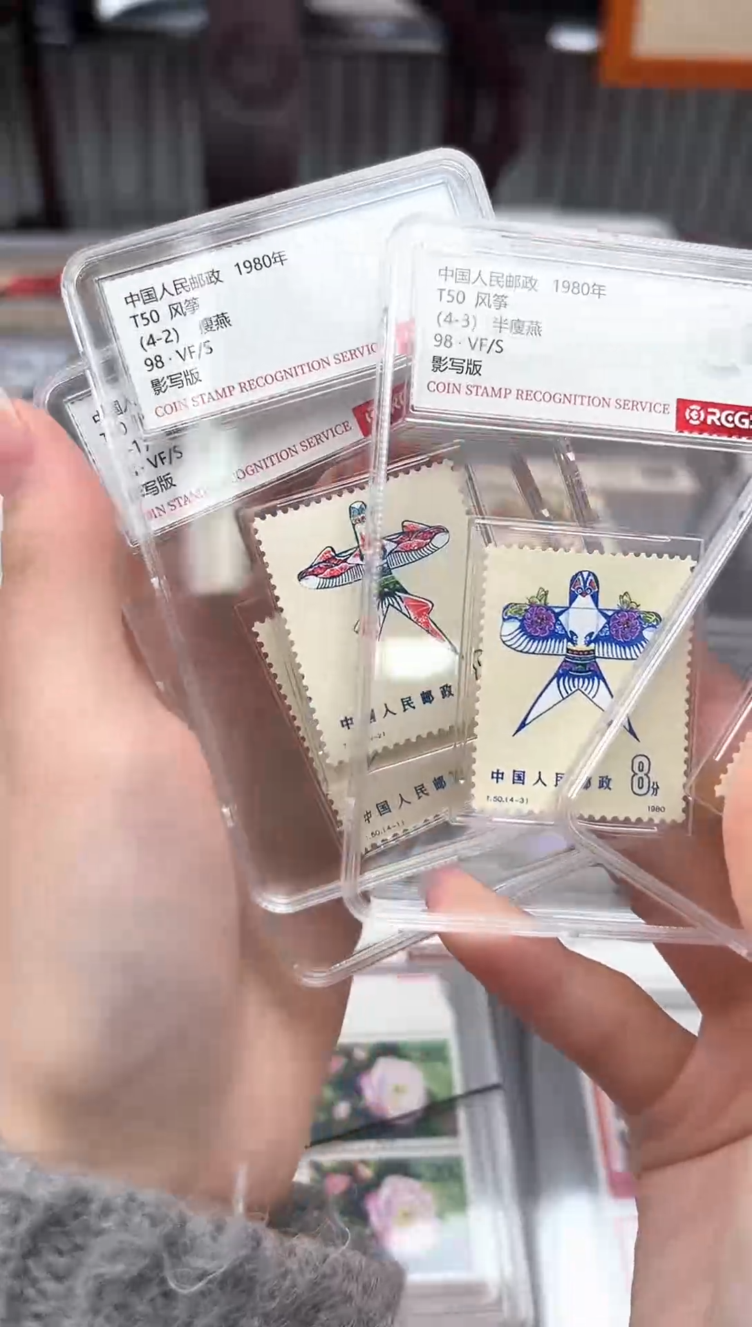 【闪购商品】T50风筝 套票 封装评级 小盒装