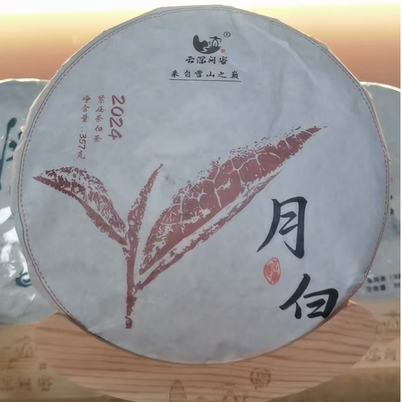 云深问客月白白茶拍5扎笋叶手工优质持久顺滑工艺好茶采摘