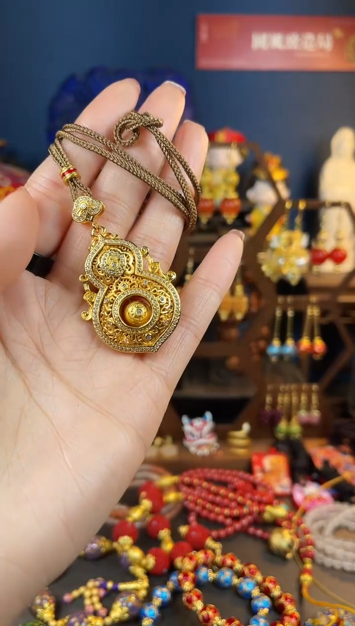 【闪购商品】葫芦珐琅景泰蓝吊坠