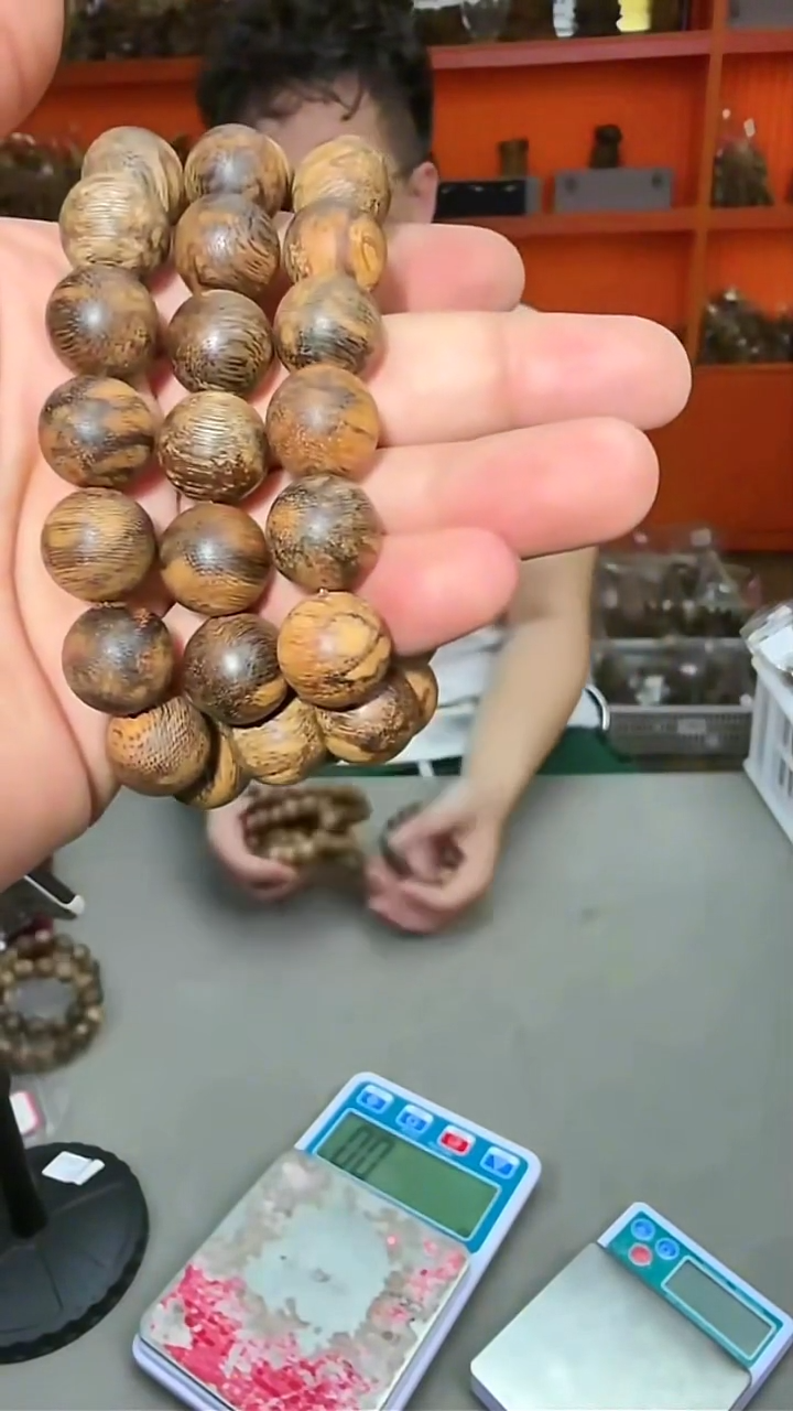 沉香手串59号单圈达拉干1.4多样性发一