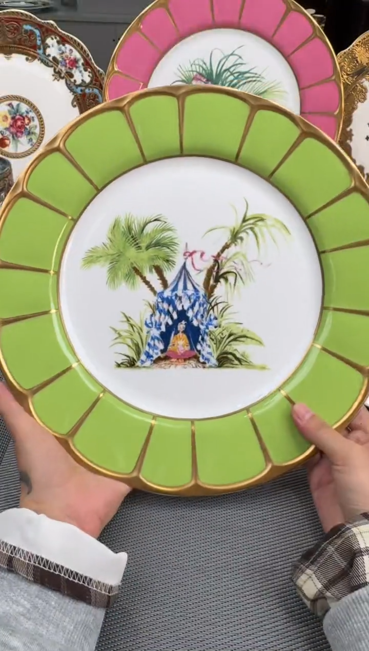 【闪购商品】瓷片12英寸平盘福利款 微瑕