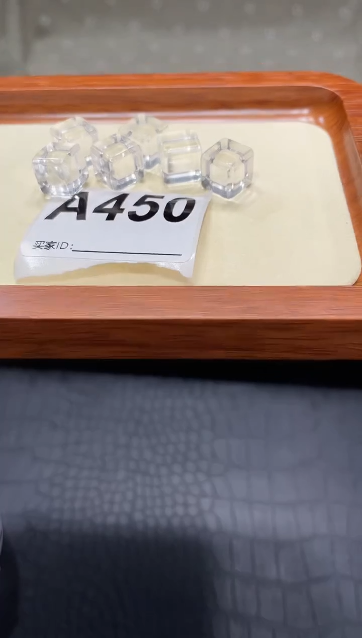 水晶手链未镶嵌A450 白水方糖 多样性发一 10
