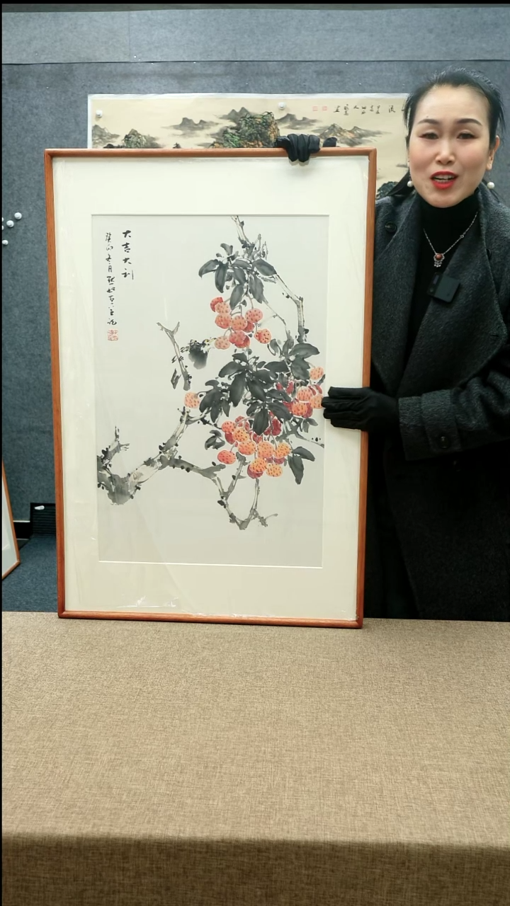 【闪购商品】国画62*92陈默如老师花鸟