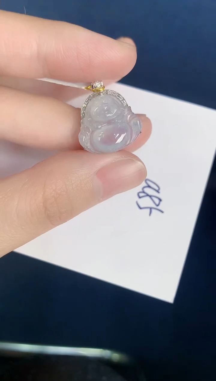 【闪购商品】翡翠颈饰18K金镶嵌000000000