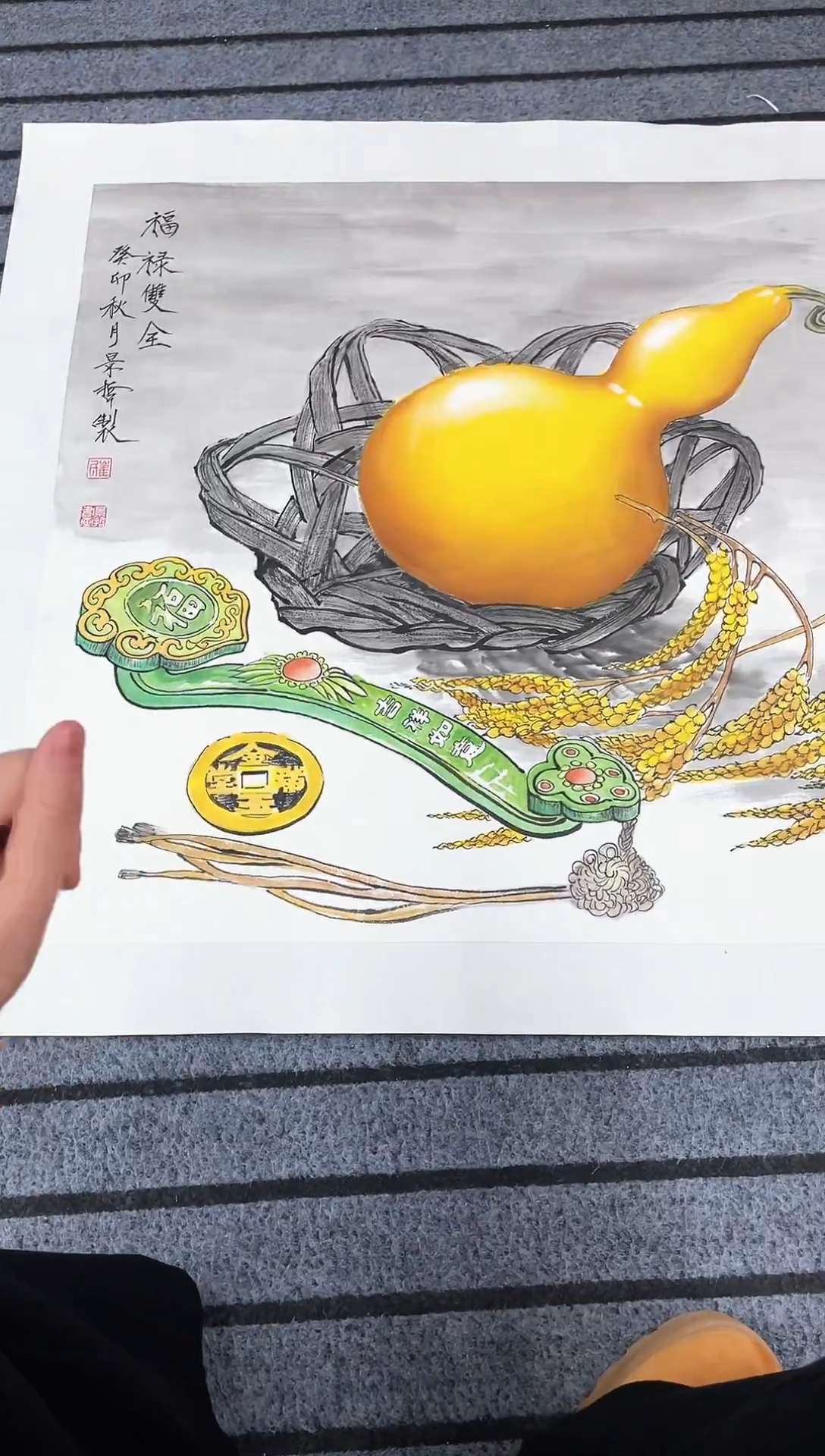 精品国画花鸟作品