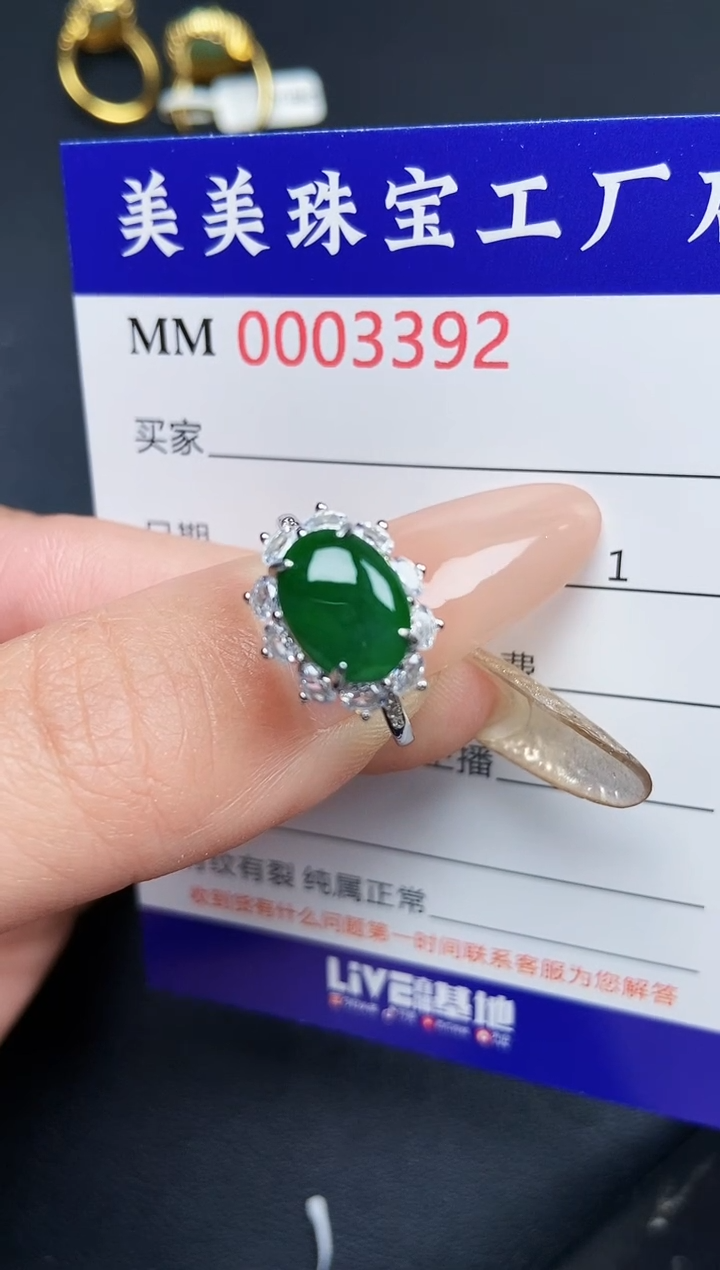 【闪购商品】翡翠颈饰银S925镶嵌3392