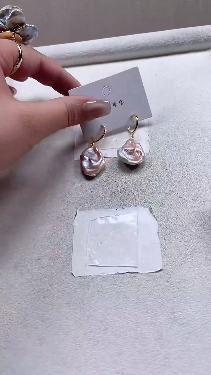 未镶嵌耳饰淡水珍珠【纯恬饰品】