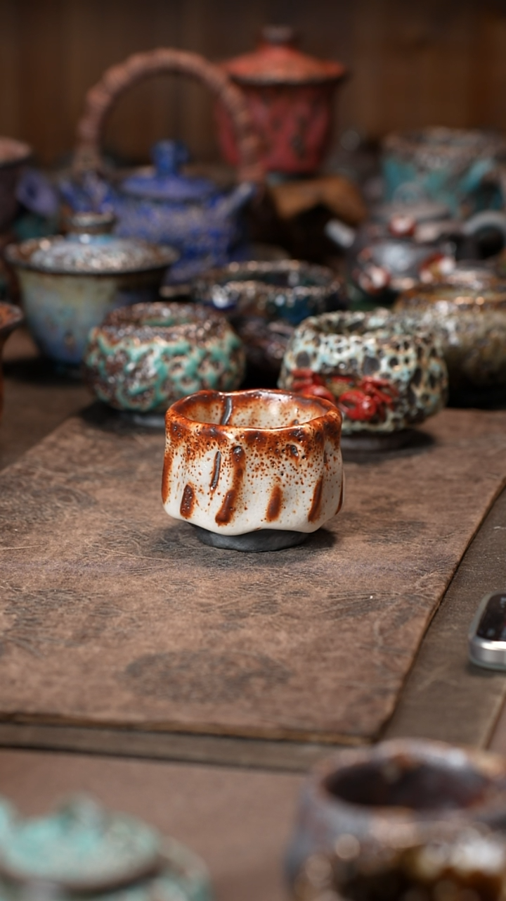 【闪购商品】景德镇柴烧志野杯