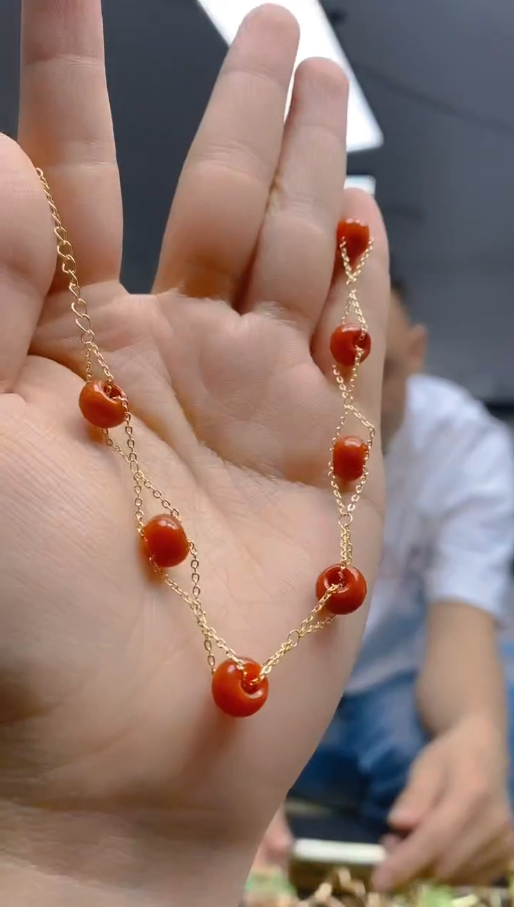 【闪购商品】翡翠耳饰合金0358翡翠手链