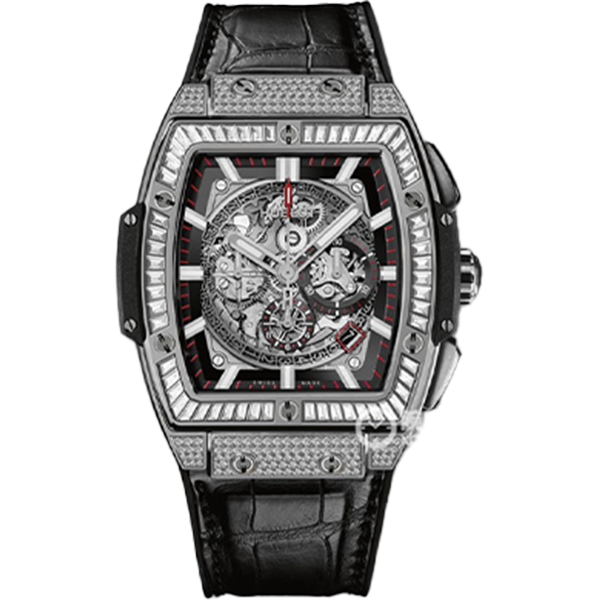 99新 Hublot/宇舶表 老佛爷/宇舶601后钻/自动机械/20年全套/45mm