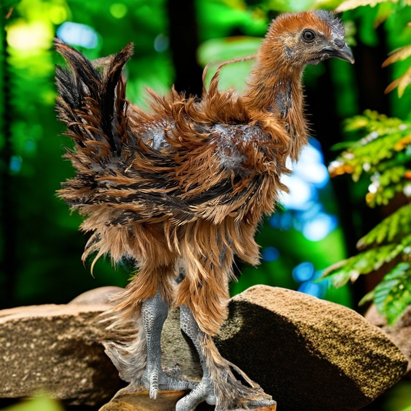 活体宠物鸡 翻毛专属链接 顺丰包邮 到货死亡包赔