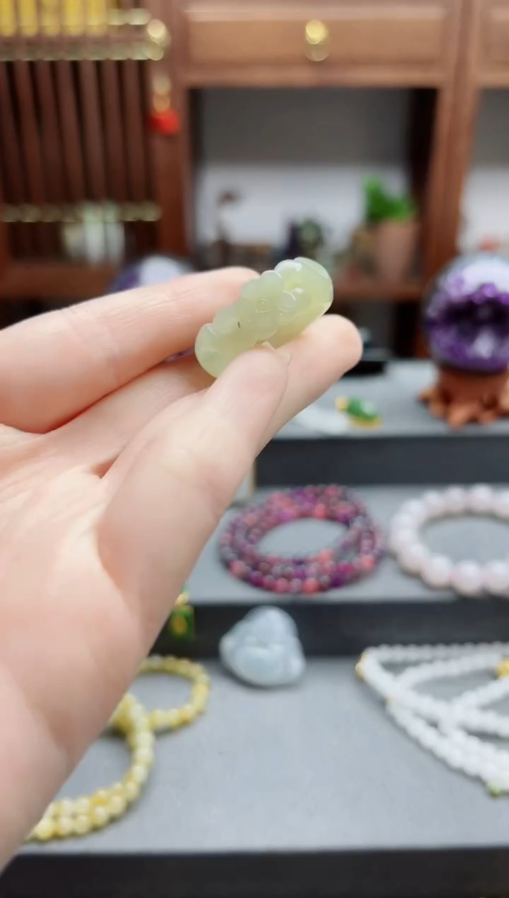 和田玉戒指未镶嵌和田玉指环23-24#MY赠链