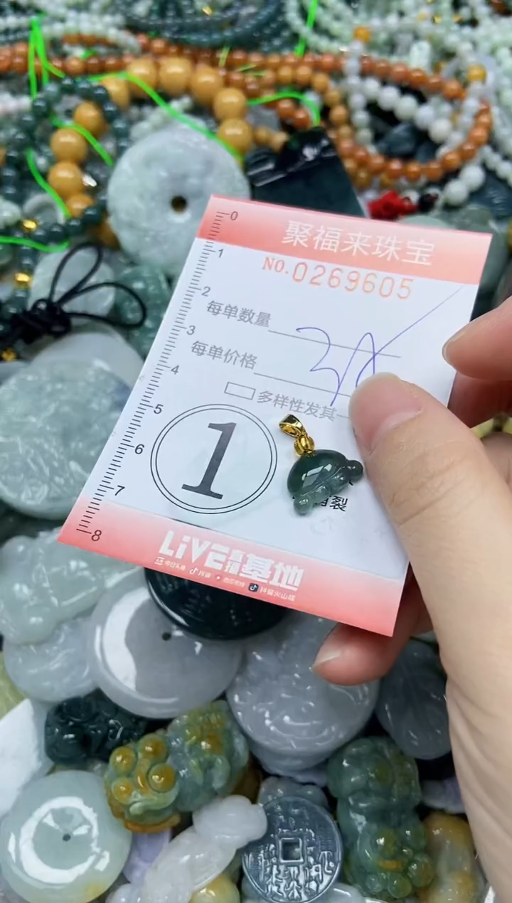 未镶嵌挂件翡翠闪购0269605