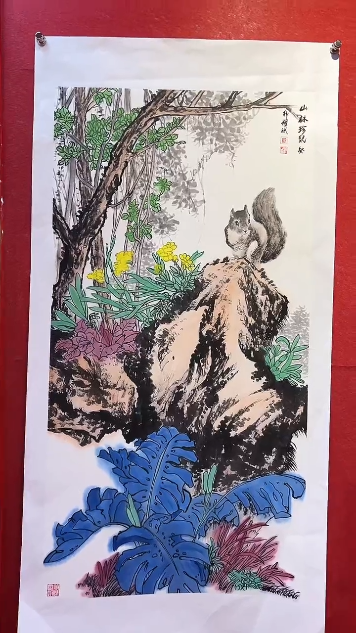 【闪购商品】国画国画/绘画10/山林/3.3