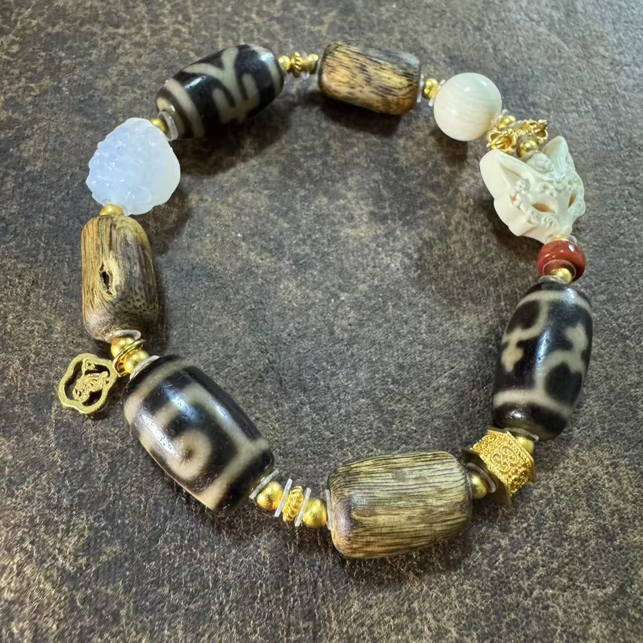 【鲸禧云珠】桶珠沉香手串 A066