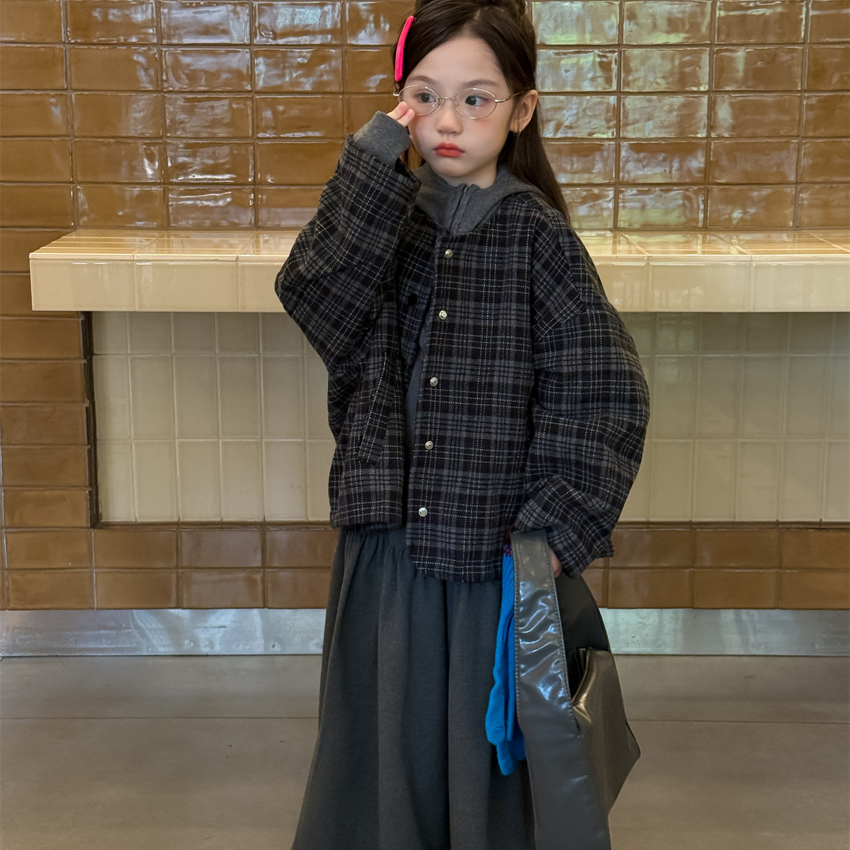 【2025秋童伢·实体店】（请备注编码）女童秋季新款韩版套装