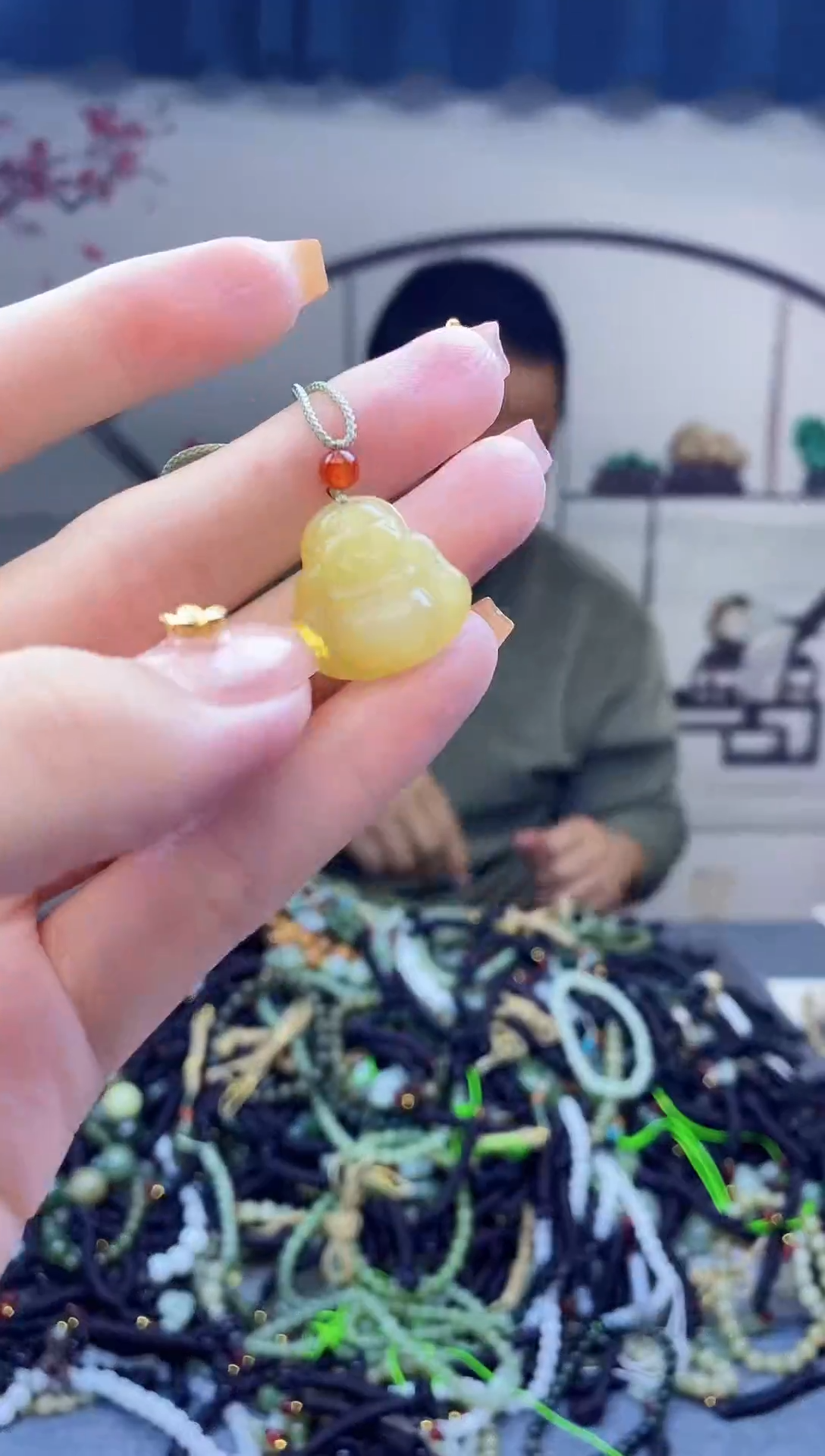 颈饰未镶嵌和田玉多样性发拍一发一