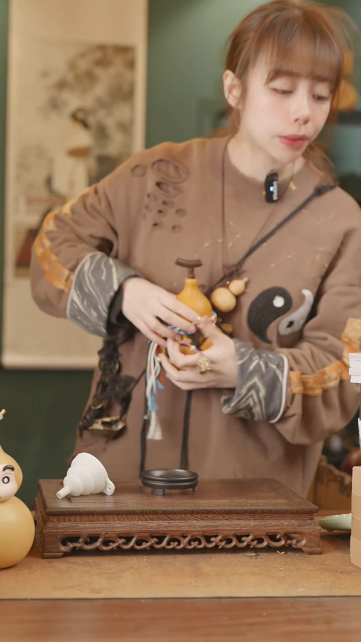 【闪购商品】235号精品天然大漆工艺防渗内胆酒葫芦~