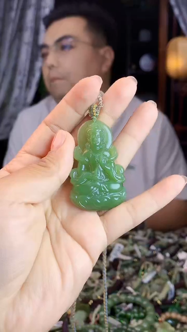 和田玉未镶嵌挂件1