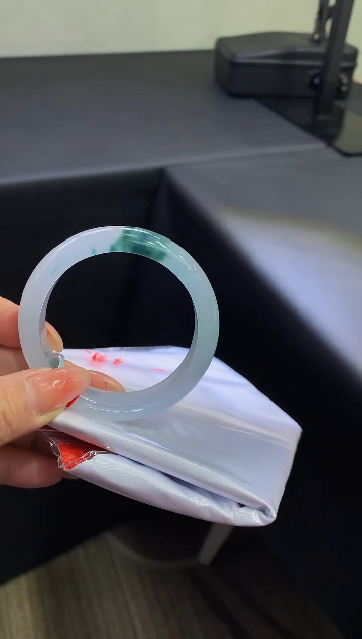 未镶嵌手镯翡翠H008-53.2圈口- 正圈  -全款48万-定金2万