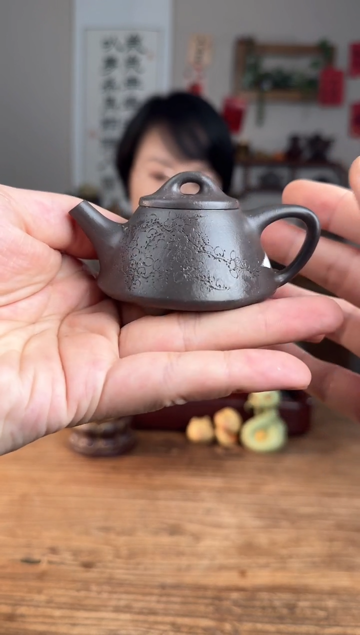 【闪购商品】紫砂茶壶小子冶   天青