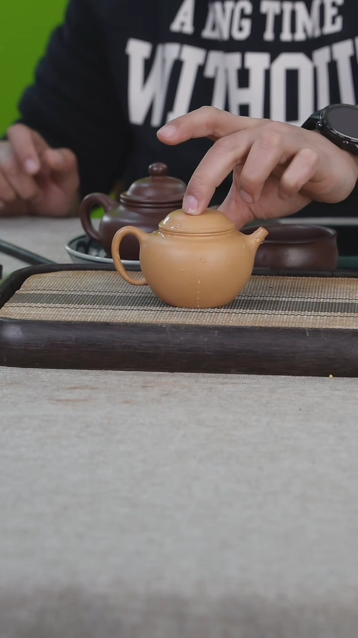 【闪购商品】紫砂茶壶黄金段供珠