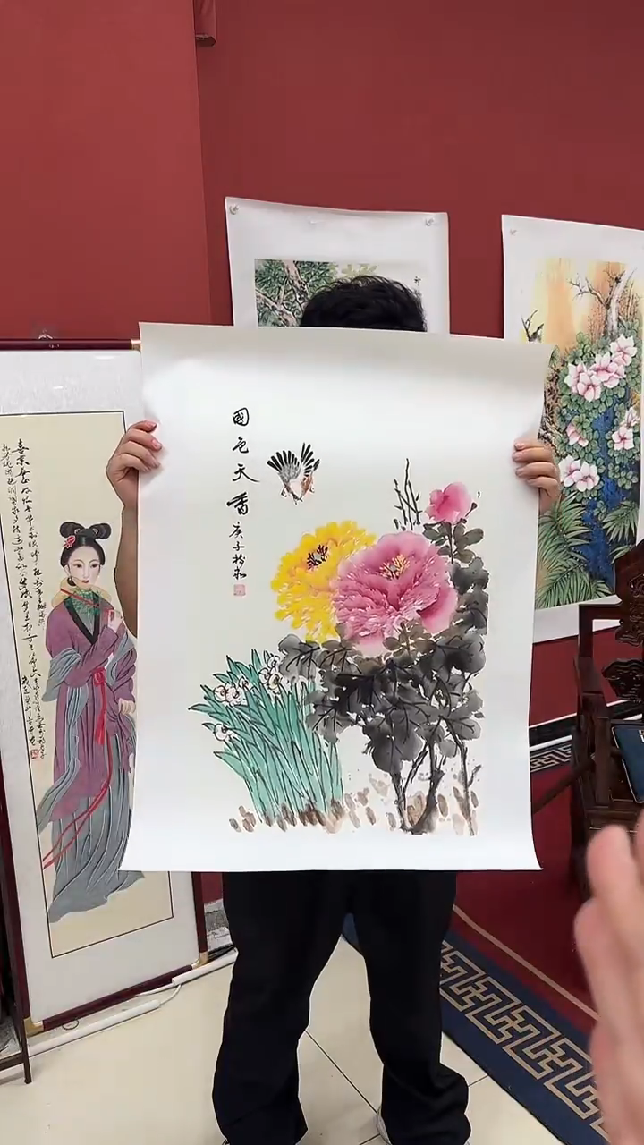 书法豆树隶《精品国画》