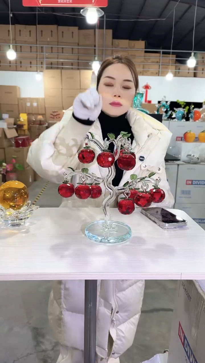 【闪购商品】无铅玻璃悠悠U-花器-57早