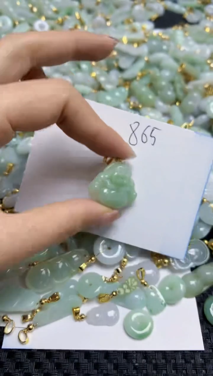 【闪购商品】翡翠颈饰合金   天然A货翡翠