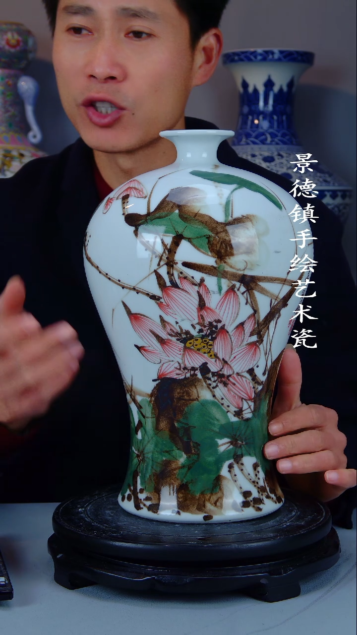 摆件景德镇手工手绘陶瓷20