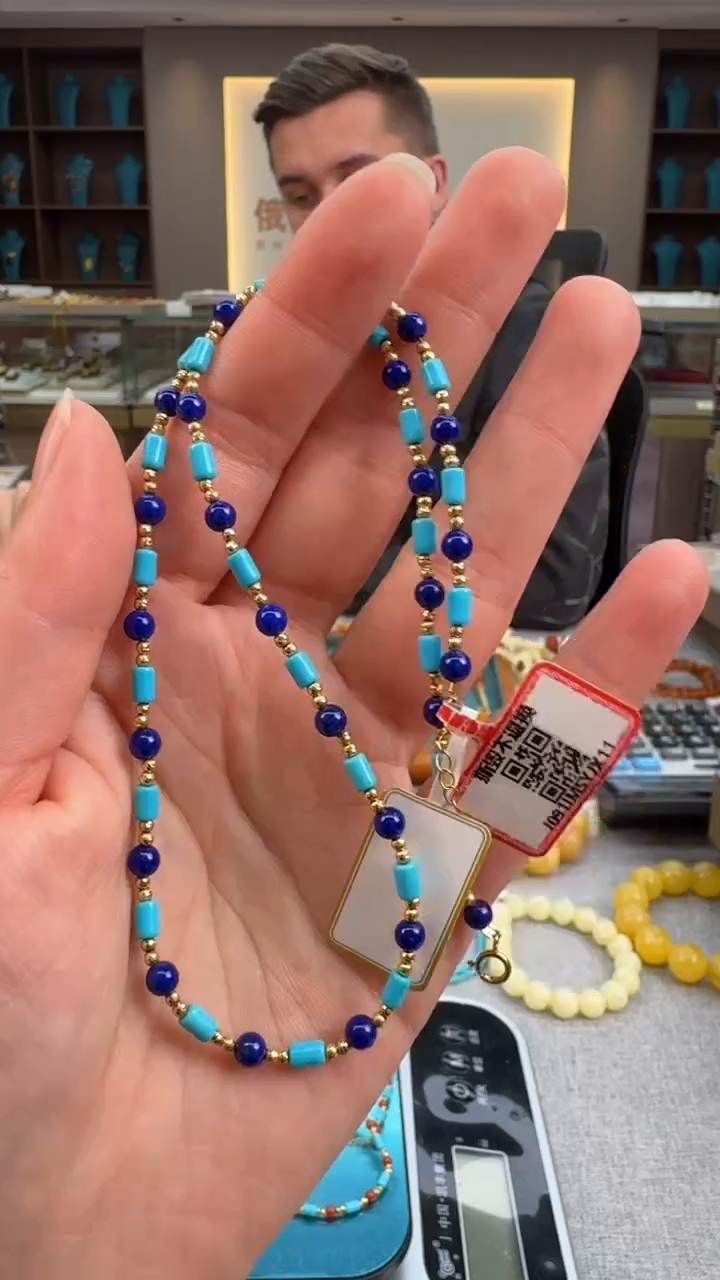 【闪购商品】绿松石颈饰未镶嵌秒拍号155