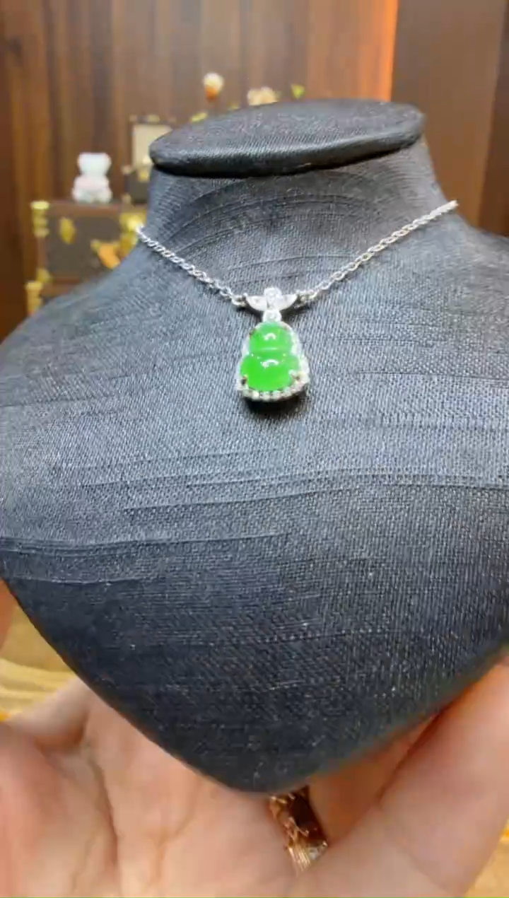 套链银S925镶嵌翡翠多样性团购发一件