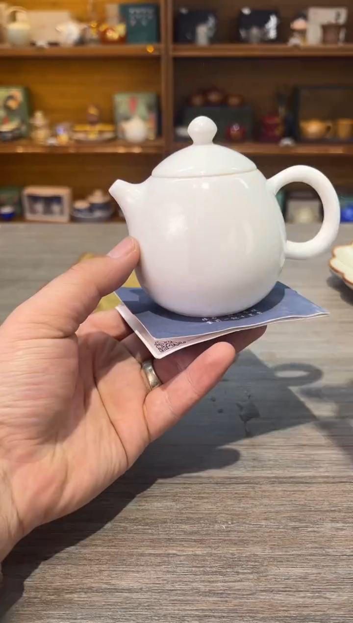 【闪购商品】白壶加证书加礼盒茶具