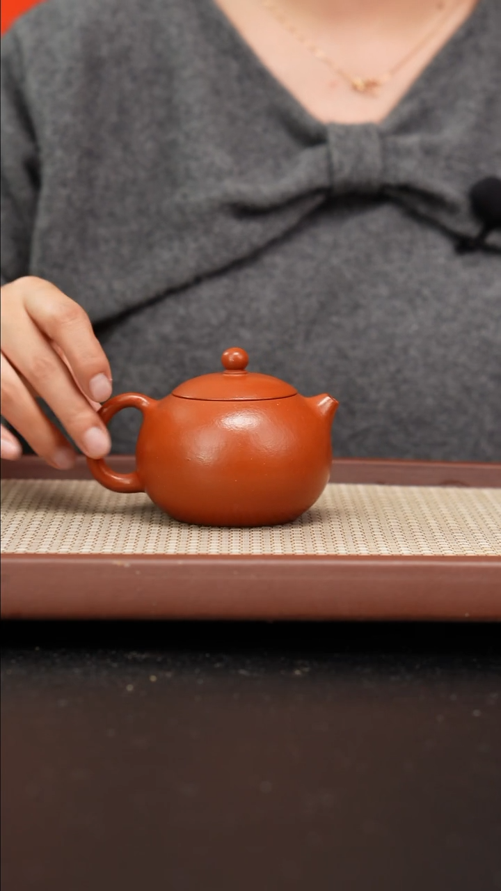 【闪购商品】紫砂茶壶黄龙山朱泥全手工西施