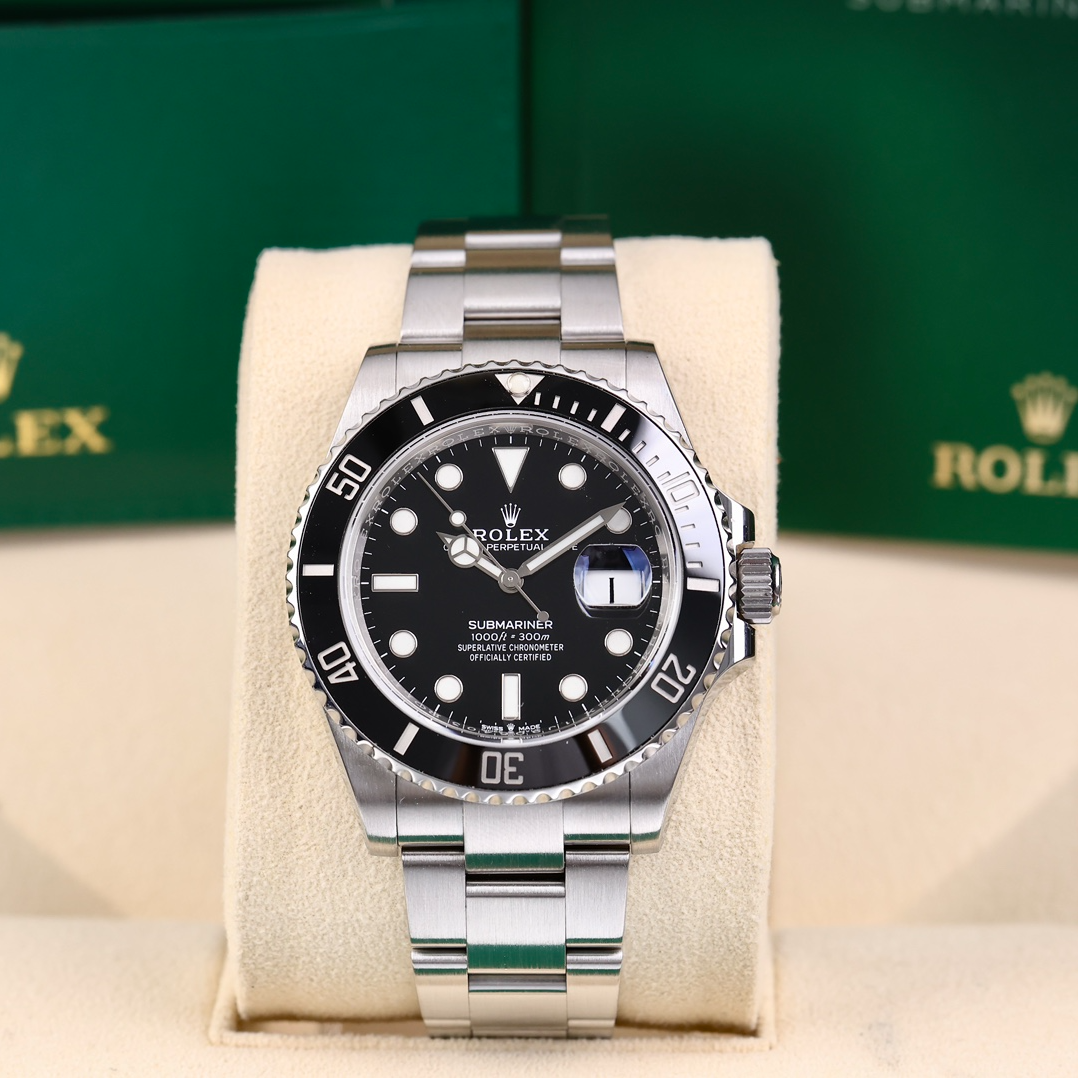 95新 Rolex/劳力士 126610 新款黑鬼 41mm 2021年2月保卡