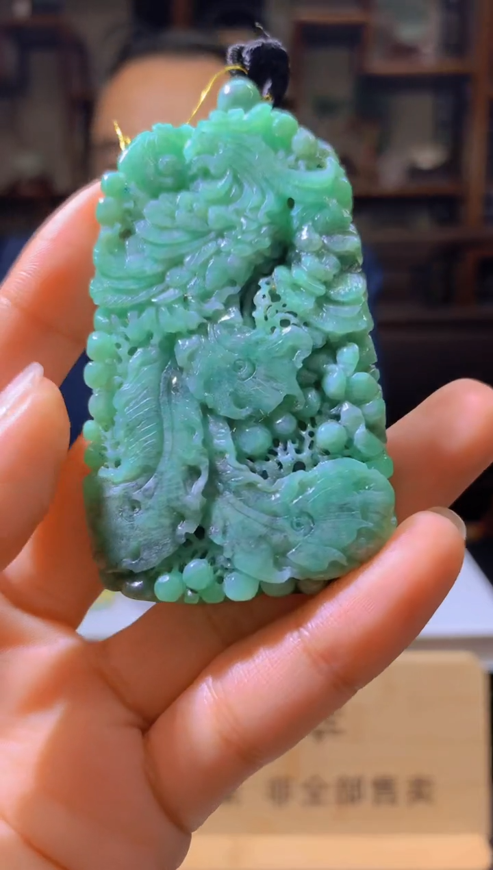 【闪购商品】定制翡翠未镶嵌L-@@YDWXJ212098