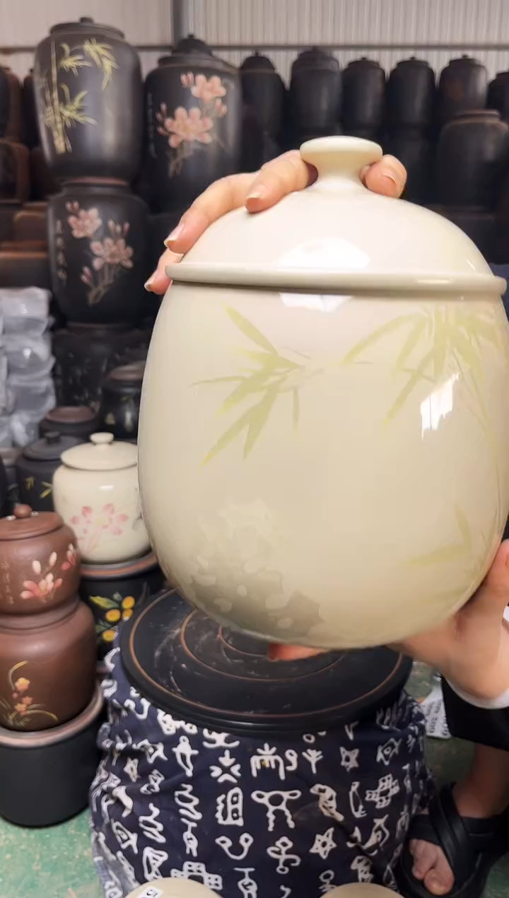 【闪购商品】壶瑕疵茶叶罐 大龙蛋白泥 560 