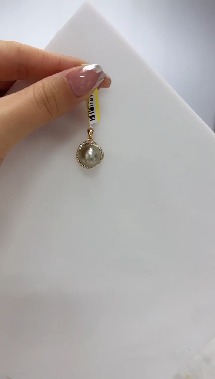 【闪购商品】海水珍珠DA银S925镶嵌吊坠 V3336