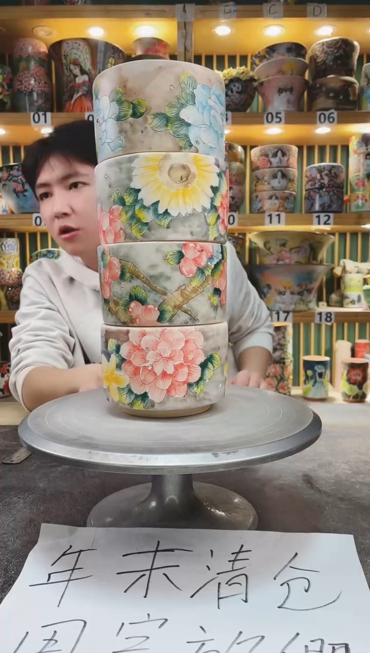 【闪购商品】瓷片默认微瑕一物一拍0115-525-4个