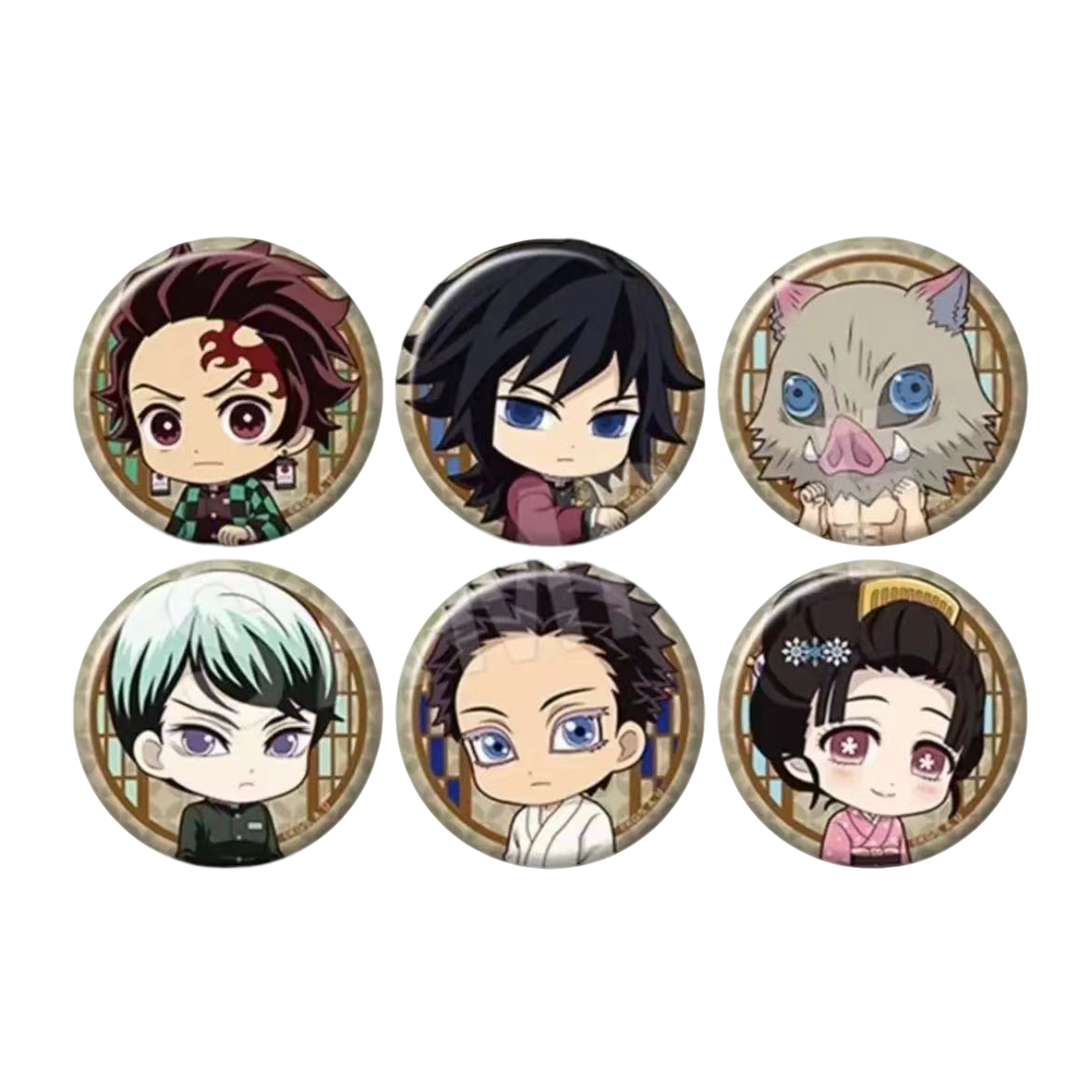 【呱唧】鬼灭之刃 中外座敷娘Q版吧唧AB池盲盒（默认代拆）