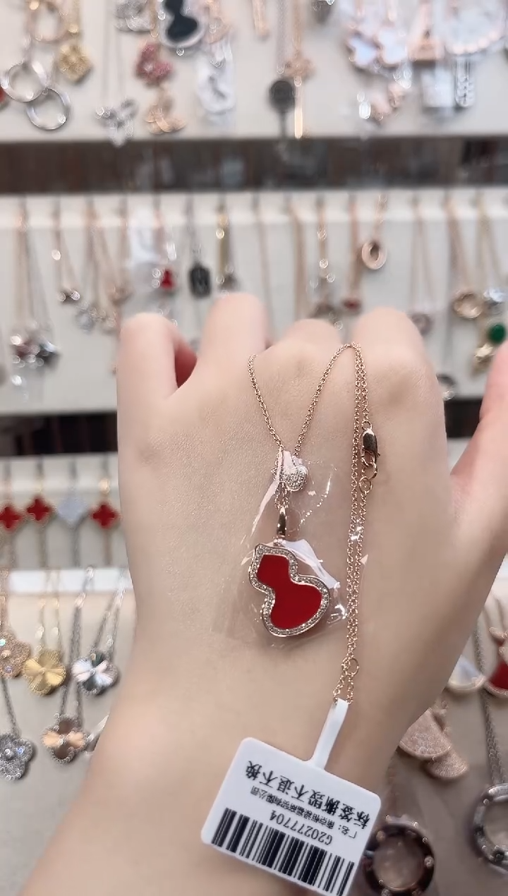 【闪购商品】钻石颈饰18K金镶嵌18K金镶嵌钻石 K玫 