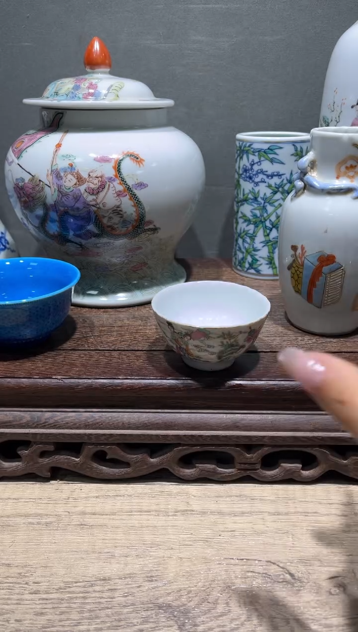 瓷片平***界A283 瓷器小摆件小摆件