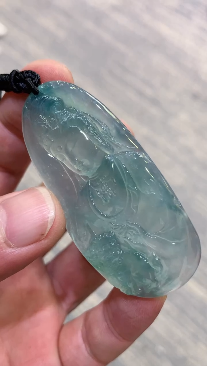 颈饰未镶嵌翡翠天然A货翡翠