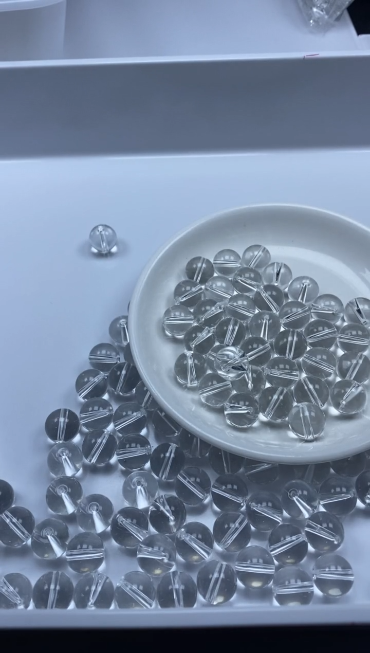 未镶嵌颈饰水晶w187白水晶12mm*10颗