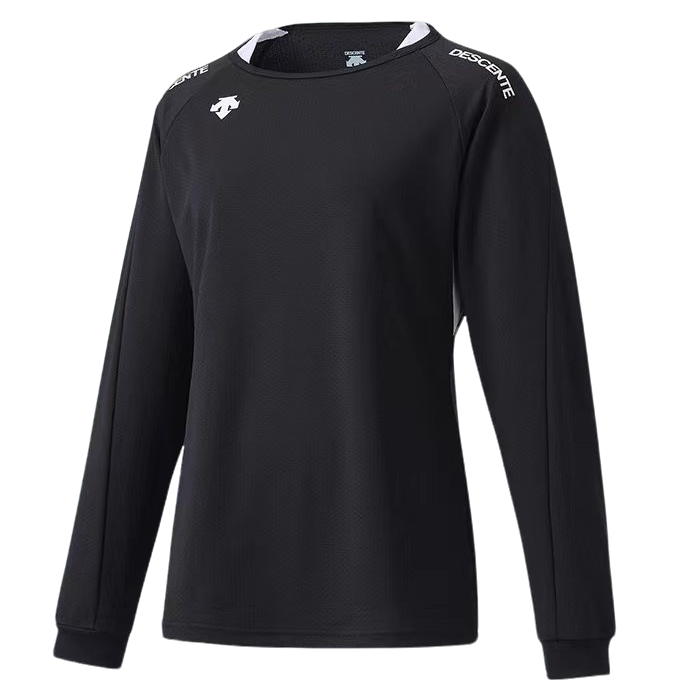 DESCENTE/迪桑特女士时尚休闲圆领舒适户外透气春秋季长袖