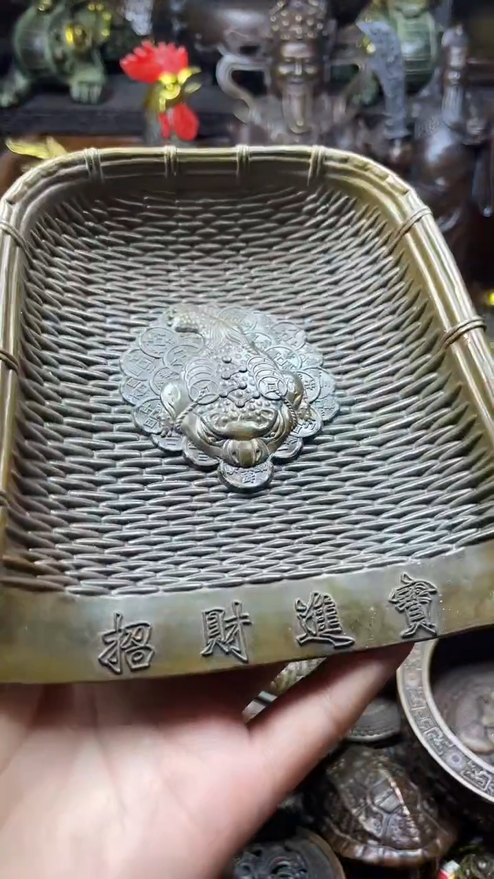 闪购链接，点击下单，有运费险，铜摆件