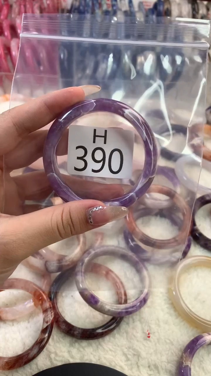 水晶手镯H未镶嵌水晶390-52